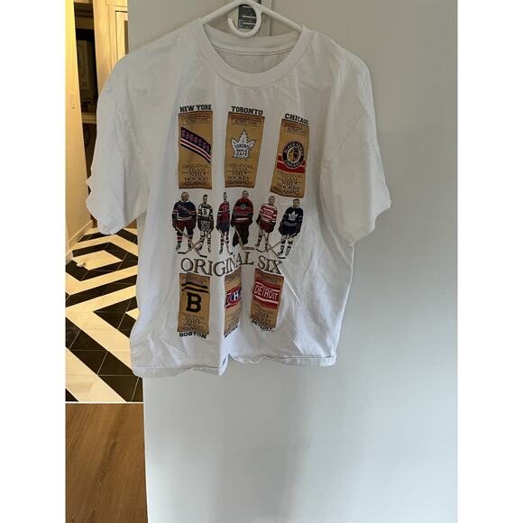 Hanes Other - NHL VTG  Men's S T Shirt Original Six Rangers Leafs Bruins Graphic